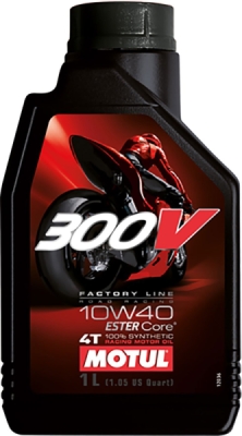 OLEJ MOTUL 300V 4T FL ROAD RACING  10W40   1L   API:SG  JASO:T904   MOTOCYKLOWY SYNTETYK 1L MOTUL  MUT