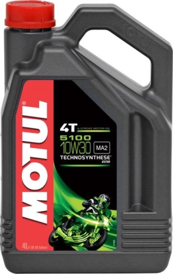 OLEJ MOTUL 5100 ESTER  10W30   4L   API:SG JASO:MA  4T  MOTOCYKLOWY 4L MOTUL  MUT