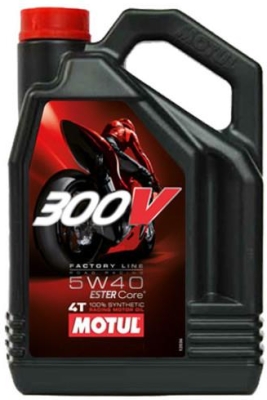 OLEJ MOTUL 300V 4T FL ROAD RACING  5W40   4L   API:SG  JASO:T904   MOTOCYKLOWY SYNTETYK 4L MOTUL  MUT