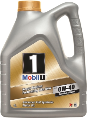 OLEJ MOBIL 1 FS   0W40     4L  API:SN/SM/SL/SJ  ACEA A3/B3,A3/B4  VW:502.00/505.00  MB:229.5/229.3  PORSCHE A40 4L MOBIL  MOB