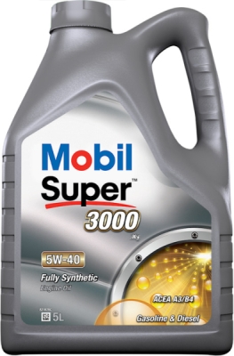 OLEJ MOBIL SUPER 3000 X1    5W40      5L  API SM/SL/SJ/CF  ACEA A3/B3/B4 5L MOBIL  MOB