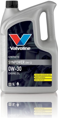 OLEJ VALVOLINE SYNPOWER ENV C2 0W30   5L   ACEA C1/C2   PSA B71 2312 5L VALVOLINE