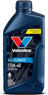 OLEJ VALVOLINE ALL CLIMATE 15W40 ACEA A3/B3, A3/B4 API: SL/CF MB-229.1 1L VALVOLINE