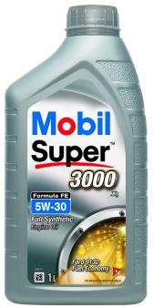 OLEJ MOBIL SUPER 3000 X1 FORMULA FE    5W30    1L   API: SL   ACEA A5/B5 FORD WSS M2C 913-A/B/C/D 1L MOBIL  MOB