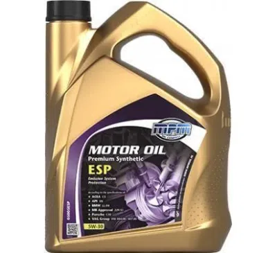 OLEJ MPM 5W30 PREMIUM SYNTHETIC ESP 5L ACEA C3 API SN BMW LL-04MB 229.51 PORSCHE C30 VW 504.00/507.00 5L MPM