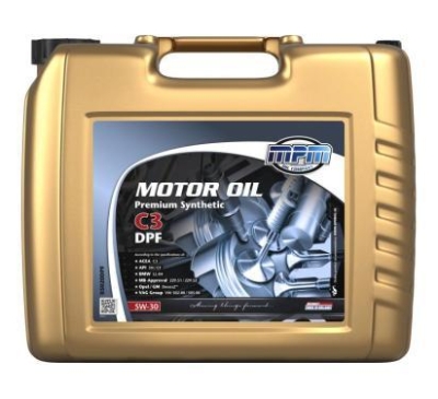 OLEJ MPM 5W30 PREM SYN C3 DPF 20L ACEA C3 API SN/CF LL-04 MB 229.51/ 229.52 GM DEXOS 2(TM)  502.00/505.00 20L MPM