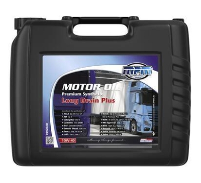 OLEJ MPM 10W40 PREM SYN LONG DRAIN PLUS 20L ACEA E4/E6/E7/E9 API CJ-4 CATERPILLAR ECF-3 CUMMINS CES 20081 DAF 20L MPM