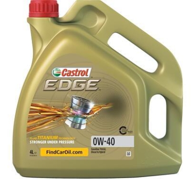 OLEJ CASTROL EDGE 0W40 4L ACEA C3, API SN, GMDEXOS2(TM), MB-APPROVAL 229.31/ 229.51, PORSCHE A40 4L CASTROL  CAS A