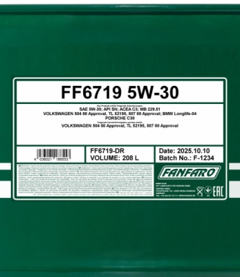 FANFARO 6719-208 5W-30