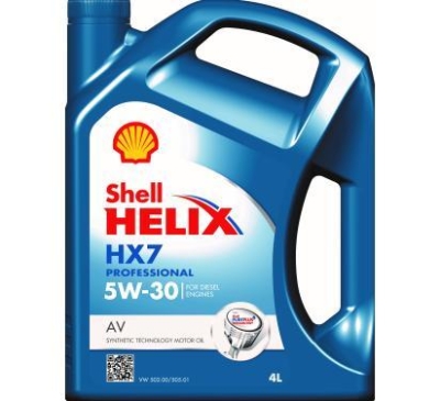 OLEJ SHELL HELIX HX7 PROFESSIONAL AV  5W30    4L   API:CF  ACEA C3  VW 505.01/505.00  FORD M2C917A 4L SHELL