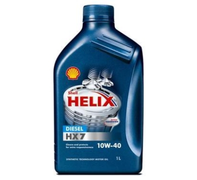 OLEJ SHELL HELIX HX7 10W40     1L  API SL/CF  ACEA A3/B4  MB 229.3  VW 505.00  JASO SG+  FIAT 9.5553535 G2 1L SHELL