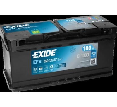 AKUMULATOR EXIDE 100AH/900A 12V +P SYSTEM START&STOP EFB  353X175X190 SZT EXIDE