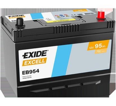 AKUMULATOR EXIDE 95AH/760A 12V +P  EXCELL  306X173X222 SZT EXIDE