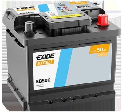 AKUMULATOR EXIDE 50AH/450A 12V +P  EXCELL  207X175X190 SZT EXIDE
