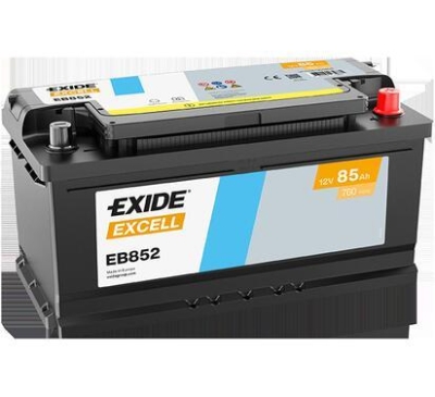 AKUMULATOR EXIDE 85AH/760A 12V +P  EXCELL  353X175X175 SZT EXIDE