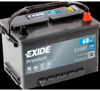 AKUMULATOR EXIDE 68AH/650A 12V +P CARBON BOOST PREMIUM  277X175X190 SZT EXIDE