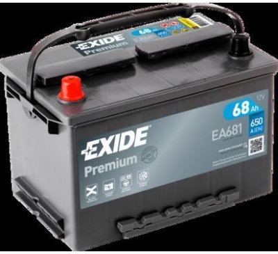 AKUMULATOR EXIDE 68AH/650A 12V +L CARBON BOOST PREMIUM  277X175X190 SZT EXIDE