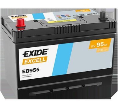 AKUMULATOR EXIDE 95AH/760A 12V +L  EXCELL  306X173X222 SZT EXIDE