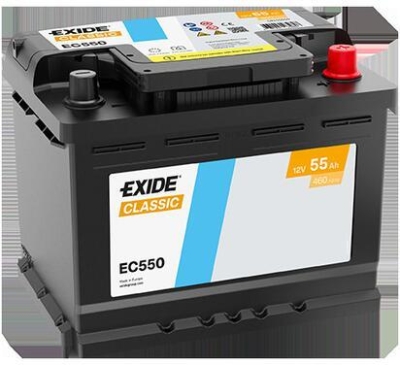AKUMULATOR EXIDE 55AH/460A 12V +P  CLASSIC  242X175X190 SZT EXIDE