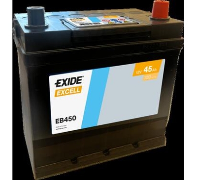 AKUMULATOR EXIDE 45AH/330A 12V +P  EXCELL  220X135X225 SZT EXIDE