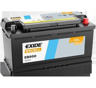 AKUMULATOR EXIDE 95AH/800A 12V +P  EXCELL  353X175X190 SZT EXIDE
