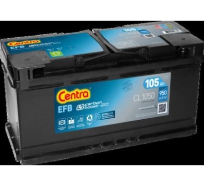AKUMULATOR CENTRA 105AH/950A 12V +P SYSTEM START&STOP EFB (ECM) 392X175X190 MICRO-HYBRID SZT CENTRA CEN