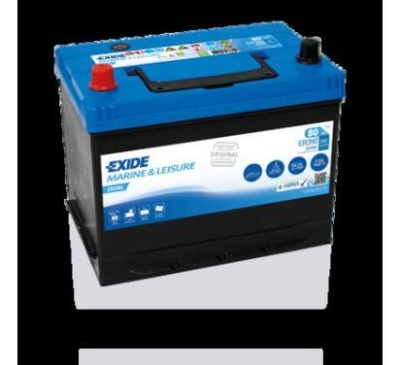 AKUMULATOR EXIDE  80AH/510A   EN    350 WH   DUAL    MARINE 260X175X225 SZT EXIDE