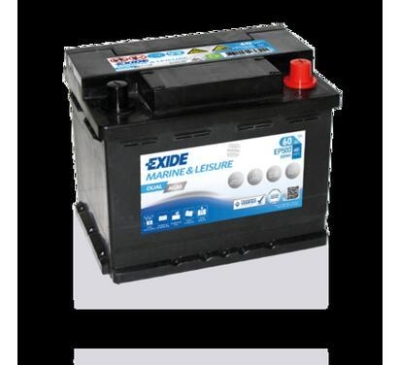 AKUMULATOR EXIDE  60AH/680A EN  500WH   DUAL AGM  MARINE 242X175X190 SZT EXIDE