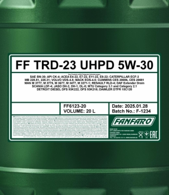 FANFARO TRD-23 UHPD-20 5W-30