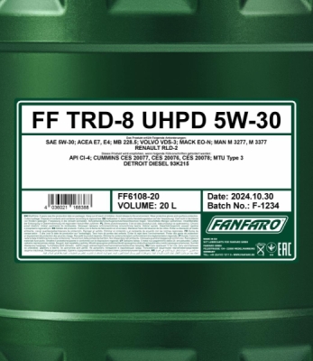 FANFARO TRD-8 UHPD-20 5W-30
