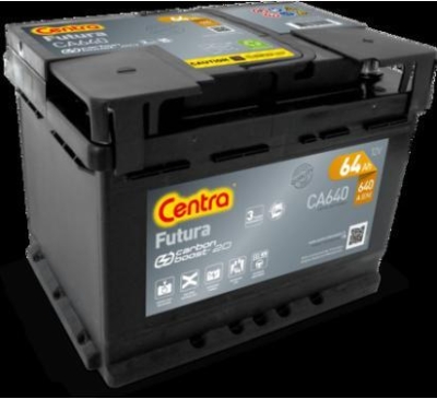 AKUMULATOR CENTRA  64AH/640A 12V +P FUTURA   CARBON BOOST  242X175X190 SZT CENTRA  CEN
