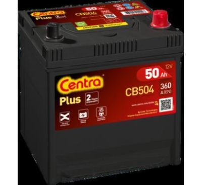 AKUMULATOR CENTRA  50AH/360A 12V +P PLUS  JAP 200X173X221 SZT CENTRA  CEN