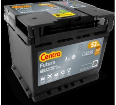 AKUMULATOR CENTRA  53AH/540A 12V +P FUTURA   CARBON BOOST  207X175X190 SZT CENTRA  CEN