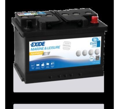 AKUMULATOR EXIDE 56AH/650  WH  12V  EQUIPMENT GEL 278X175X190 SZT EXIDE