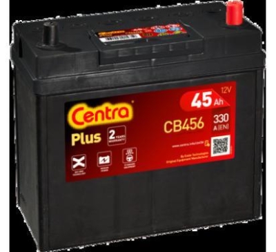 AKUMULATOR CENTRA  45AH/300A 12V +P PLUS  234X127X220 JAP (WYSOKI) SZT CENTRA  CEN