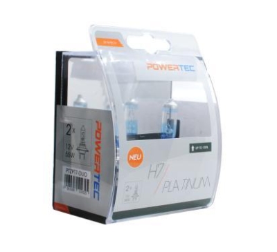 ZAROWKA 12V H7 55W PX26D PLATINUM /+130 SWIATLA/ /ZESTAW 2SZT/ POWERTEC KPL OPTIMA