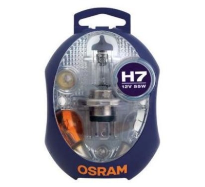 ZAROWKA ZASOBNIK ZAROWEK MINIBOX 12V H7 ---> /1XH7,1XP21W,1XP21/5W,1XPY21W,1XR5W,1XW5W+ 3 BEZP/ KPL OSRAM