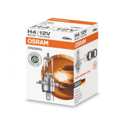 ZAROWKA 12V H4 60/55W P43T ORIGINAL 1- SZT OSRAM