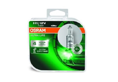 ZAROWKA 12V H1 55W P14.5S ULTRA LIFE /ZESTAW 2SZT/ /DUO BOX/ /3 LATA GWARANCJI/ KPL OSRAM