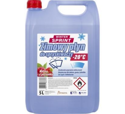 PLYN DO SPRYSKIWACZA WINTERSPRINT ZIMOWY PLYN DO SPRYSKIWACZY -20C JEZYNA Z JAGODA 5L ATAS