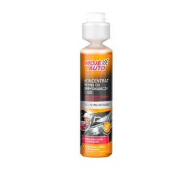 PLYN DO SPRYSKIWACZA MOJE AUTO - KONCENTRAT PLYNU DO SPRYSKIWACZY - POMARANCZA 250ML AMTRA  AMT