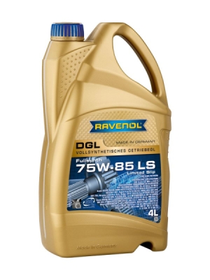 OLEJ RAVENOL DGL 75W85 4L API GL-5 + LS (LIMITED SLIP) MIL-L-2105D MB 235.15 MB 235.74 VW G 052 196 A2 BMW G1 4L RAVENOL  RAV