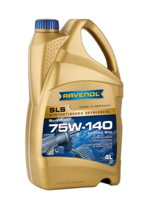 OLEJ RAVENOL SLS 75W140 GL 5 LS 4L API GL-5, LS, MIL-L-2105D 4L RAVENOL  RAV