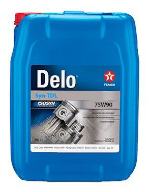 OLEJ TEXACO DELO SYN-TDL 75W90 SCANIA STO 1:0, VOLVO 97312, MB 235.8 20L TEXACO TEX1