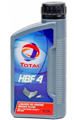 PLYN HAMULCOWY TOTAL HBF 4     0.5L  DOT 4   SYNTETYCZNY 500ML TOTAL  TOT
