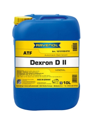 OLEJ RAVENOL ATF DEXRON D II 10L VOITH H55.6335.XX GM DEXRON -IID ALLISON C3/C4 MB236.7 TO-2 MERCON M2C-138 CJ 10L RAVENOL  RAV1