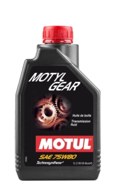 OLEJ MOTUL MOTYLGEAR  75W80   1L  GL-4+/GL-5  MIL-L-2105D PRZEKLADNIOWY  DO RENAULT, CITROEN I PEUGEOT 1L MOTUL  MUT