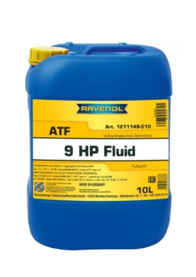 OLEJ RAVENOL ATF 9 HP FLUID 10L 9HP48 ZF9HP BMW 8322 2152 426 LR023289 VW G 060 162 A1/A2/A6 HONDA 08200-9170 10L RAVENOL  RAV1