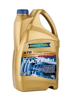 OLEJ RAVENOL ATF T-ULV FLUID 4L GA8F22AW EAT8 ATN8 AXN8 ATF AW-2 BMW ATF 7 VW G 053 001 A2 GA8G45AW MINI CVT 4L RAVENOL  RAV
