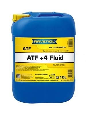 OLEJ RAVENOL ATF+4 FLUID 10L CHRYSLER 40630041 FCA US LLC 9.55550-AV4 MOPAR 68218057GA FIAT 9.55550-AV4 MS-9602 10L RAVENOL  RAV1